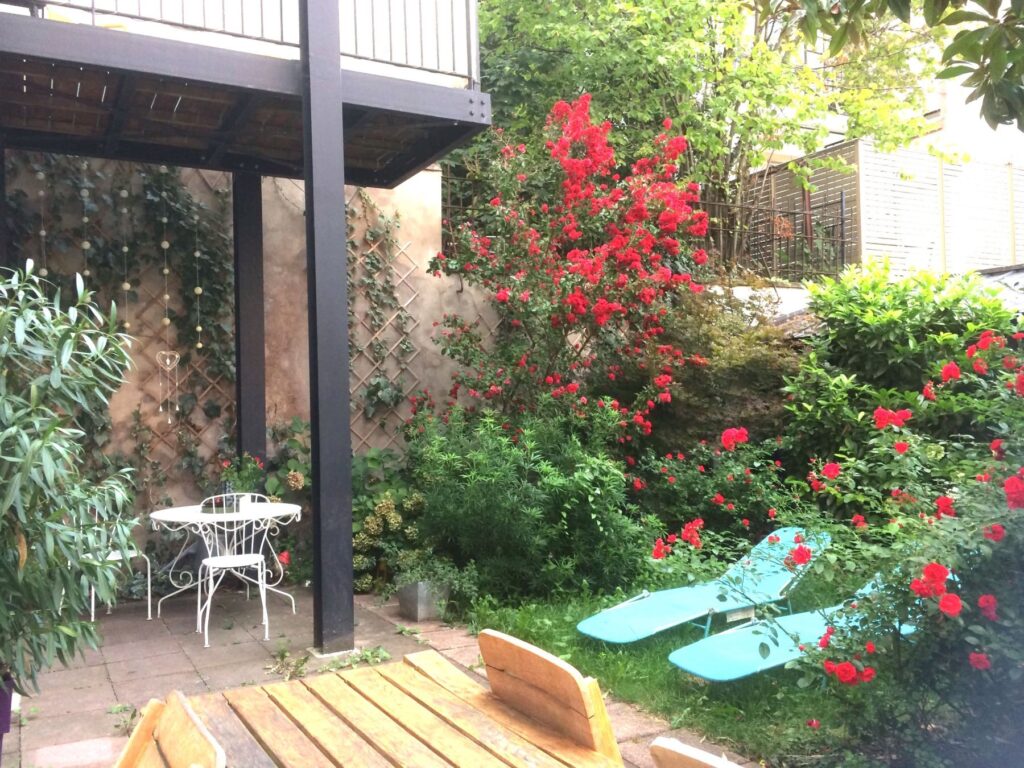 studio strasbourg terrasse jardin